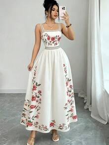 Women Long Dresses - White - View 2
