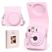 Tas Pelindung Kamera Instan Mini 13, Casing Pelindung Kamera Mini 13, Tas Kulit PU, Termasuk Album Foto 2x3 Isi 64 Lembar, Tali Bahu yang Dapat Diatur, Kamera Tidak Termasuk - View 7