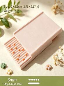 Polymer Clay Jewelry Making Clay Ball Rolling Tool Set, With Sliding Cover Pressing Board, Rolling Board For Making Uniform Clay Balls, Suitable For Earrings, Pendants, Charms, Sculptures, Modeling, Resin Art, Pottery Crafts - Multicolor - View 9
