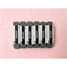 10pcs Matte Erasers, Suitable For Pencils, Ballpoint Pens And Fountain Pens, Multi-Functional, Perfect For School Exams, Random Colors And Styles, Back To School Essential - Multicolor - View 7