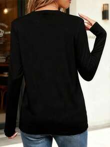 Women T-Shirts - Black - View 2