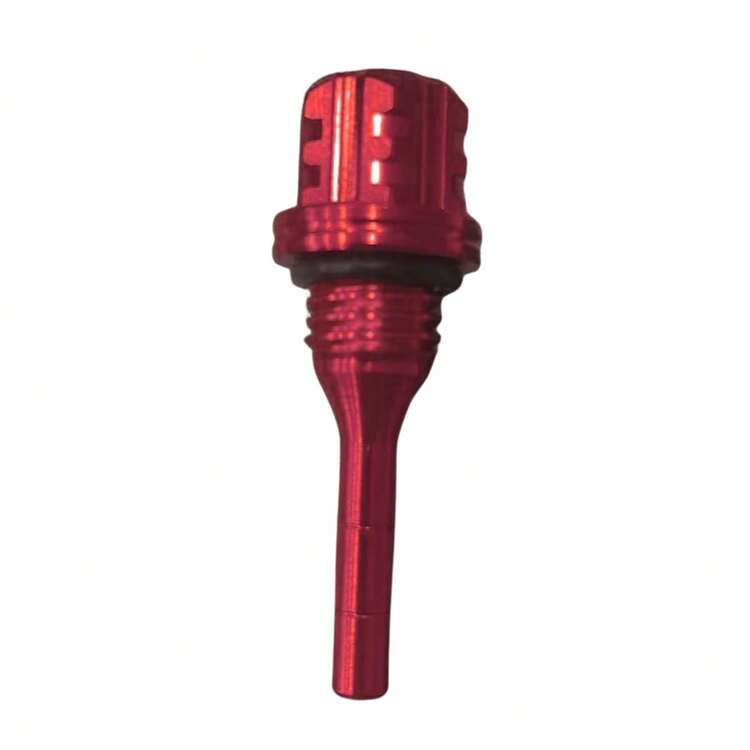 1pc Universal CNC Aluminum Alloy Motorcycle Engine Oil Filler Cap And Dipstick Set, Hexagonal Star Shaped Oil Plug Decorative Accessory, Suitable For Scooters - A - View 8