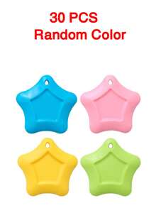 30/10pcs Star Eraser Precise Wiping, Easy To Wipe, Wear-Resistant Eraser Does Not Fall Off, Multifunctional Like Leather Eraser - Multicolor - View 10