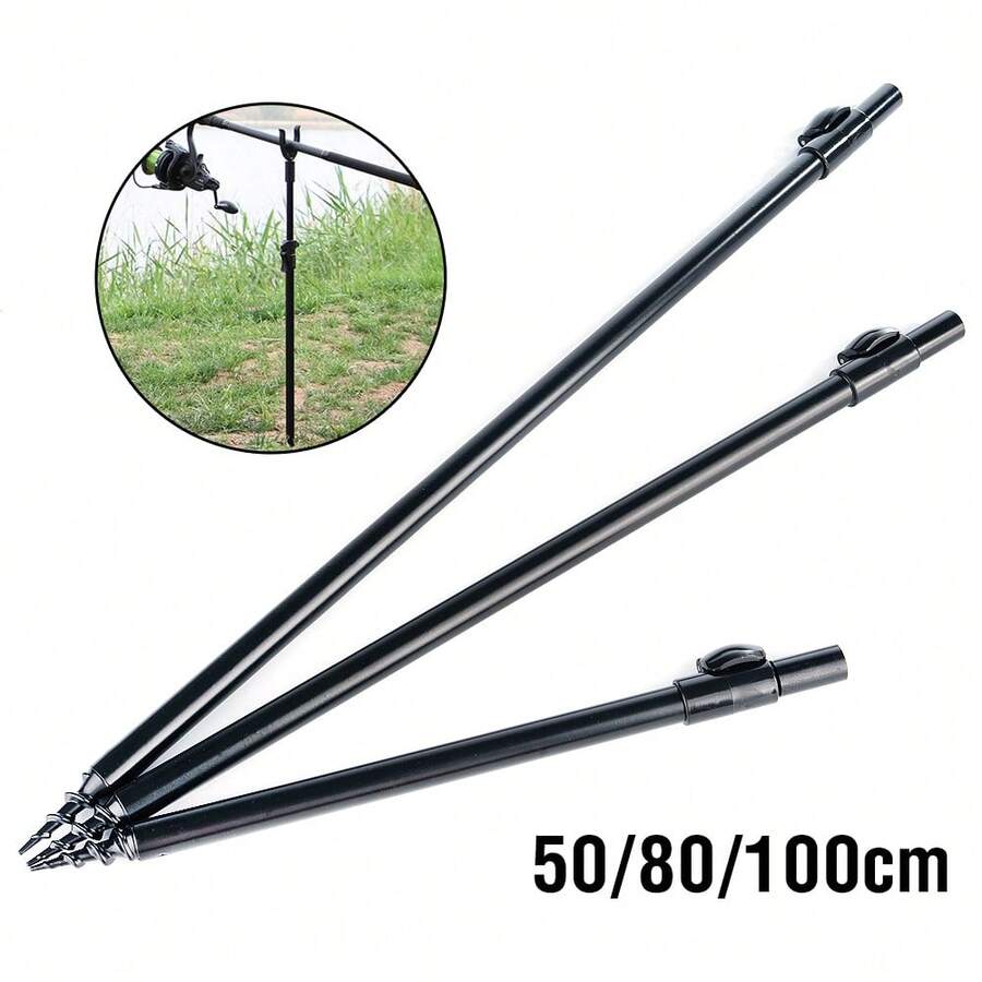 Sturdy Telescopic Fishing Ground Peg Adjustable Ground Drill Rod Support Stand For Bite Alarm Setup Suitable For Trout Pike Zander Bream - CFA008 - View 1