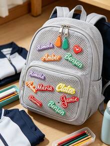 Personalized 3D Name Shoe Charms, Customizable Color And Name Shoe Decorations, Shoe Accessories, Letter Shoe Clips, Party Favors, Birthday Gifts - Multicolor - View 5
