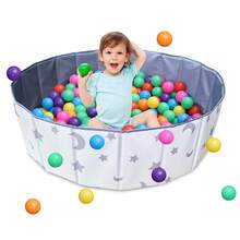 1pc Kids Ball Pit, Baby Toy House, Ball Toss Game Toy Pool For Boys And Girls, Easy Storage (Balls Not Included) - Multicolor - View 7
