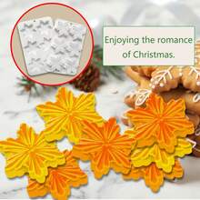 3D Snowflake Silicone Chocolate Candy Mold Christmas Cake Fondant Decorating Baking Tool Non-Stick Easy Release - White - View 6