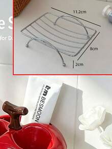 1 Buah Tempat Sikat Gigi Elektrik Bergaya Kreatif dan Unik, Terbuat dari Bahan Plastik, Berbentuk Inti Apel, dengan Finishing Merah Mengkilap, Desain Tiga Slot, dan Fungsi Penyimpanan Hemat Ruang, Cocok untuk Dekorasi Kamar Mandi dan Meja. - MultiWarna - View 14