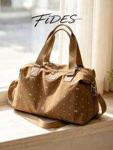 Travel Duffel Bags - Coffee - View 8