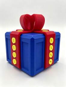 1 buah Kotak Hadiah Seru dengan Tutup Sekrup Plastik - Bentuk Geometris Interaktif, Hadiah Kreatif untuk Natal, Ulang Tahun, dan Hari Valentine; Wadah Plastik Tahan Lama, Dapat Digunakan Sebagai Kotak Penyimpanan Uang Tunai atau Kartu, Desain Tutup Sekrup, Pilihan Terbaik untuk Hadiah Liburan (Natal/Halloween) - Berbagai gaya - View 11