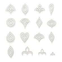 Set Templat Mandala PET Transparan 42 Buah, Stensil Kerajinan Seni DIY dengan 14 Pola Dasar & 3 Ukuran, Sempurna untuk Lukisan Titik, Pola Geometris, Seni Mandala, Menjahit Kain, Quilting, dan Proyek Kerajinan Tangan DIY Kreatif - Klasik - View 10