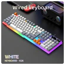 RAIKU 3-Color RGB Wired Mechanical Feel Gaming Keyboard And Mouse Set - 104-Key Wired Keyboard - 3D RGB Mouse - View 12