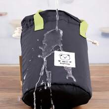 Drawstring Lunch Bag, Minimalist Round Insulated Lunch Storage Bag, Reusable Waterproof Bento Box Tote Bag, Portable Food Storage Tote, Suitable For Office Work, School, Picnic, Camping, Travel, Daily Meal Prep - Multicolor - View 5