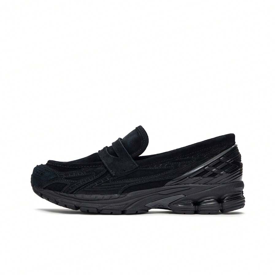 New Balance 1906L Slip-On Pigskin Loafers Low-Top Casual Shoes Unisex Black - Black - View 1