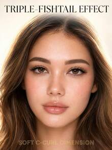 DIY False Eyelash Clusters Book, C Curl, 8-16mm Mixed Length, Triple Fish Tail Style, Thin Fluffy Dense Segmented Lashes For Daily, Date, Party, Photo Shoot And Event Makeup - View 6