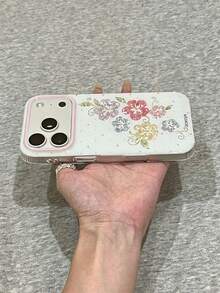 Estetika Lucu Polka Dot Warna-warni Bunga Glitter Tekstur Berlian Casing Ponsel Kompatibel Dengan iPhone 18 Pro Max 18 Pro 17 Pro Max 17 Pro 16 Pro Max 16 Pro 15 Pro Max 15 Pro 14 Pro Max 14 Pro 13 Pro Max Casing Anti Jatuh Artistik Bergaya - Putih - View 6