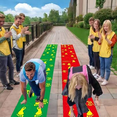 Sensory Integration Trainer's Hands-Free Multi-Sensory Movement Game Mat For Outdoor Activities And Team Building Gatherings