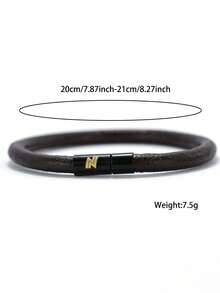 diffone Gelang Tali Lilin 6mm Buatan Tangan Bergaya, Warna Hitam, Mudah Dikaitkan, Gelang Lengan Pria untuk Pesta, Perhiasan Pria - Gelang tali lilin pria - View 5