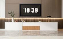 Modern TV Stand, TV Cabinet, TV Console, Low TV Stand. Unique Design - White - View 7