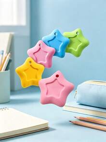 30/10pcs Star Eraser Precise Wiping, Easy To Wipe, Wear-Resistant Eraser Does Not Fall Off, Multifunctional Like Leather Eraser - Multicolor - View 3