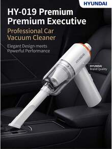 HYUNDAI HY-019 Wireless Car Vacuum Cleaner, High Suction Dust Removal, Portable Handheld, Suitable For Car And Home Use - A - View 1