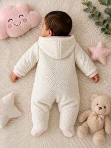 Baby Girls Jumpsuits - Champagne - View 3