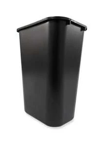 Rubbermaid Commercial Products Bote de Basura de Plástico para Hogar, Cocina y Oficina, Papelera Multiusos Resistente, 38.80 L 10.25 G,Negro FG295700BLA - Negro - Ver 8