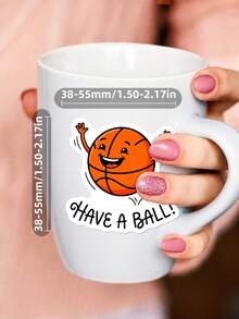 50Pcs Fun Pun Cartoon Stickers, Anthropomorphic Fruits, Vegetables And Food With Humorous English Pun Text Patterns, Suitable For Journal, Water Bottle, Luggage, Notebook, Storage Box - Multicolor - View 6