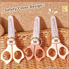 1pc Capybara Stainless Steel Scissors - Cute Multi-Purpose Fabric And Craft Scissors, Animal Capybara Design, Suitable For Office, Sewing, Durable, Easy To Use And Art Supplies - Multicolor Random - View 1