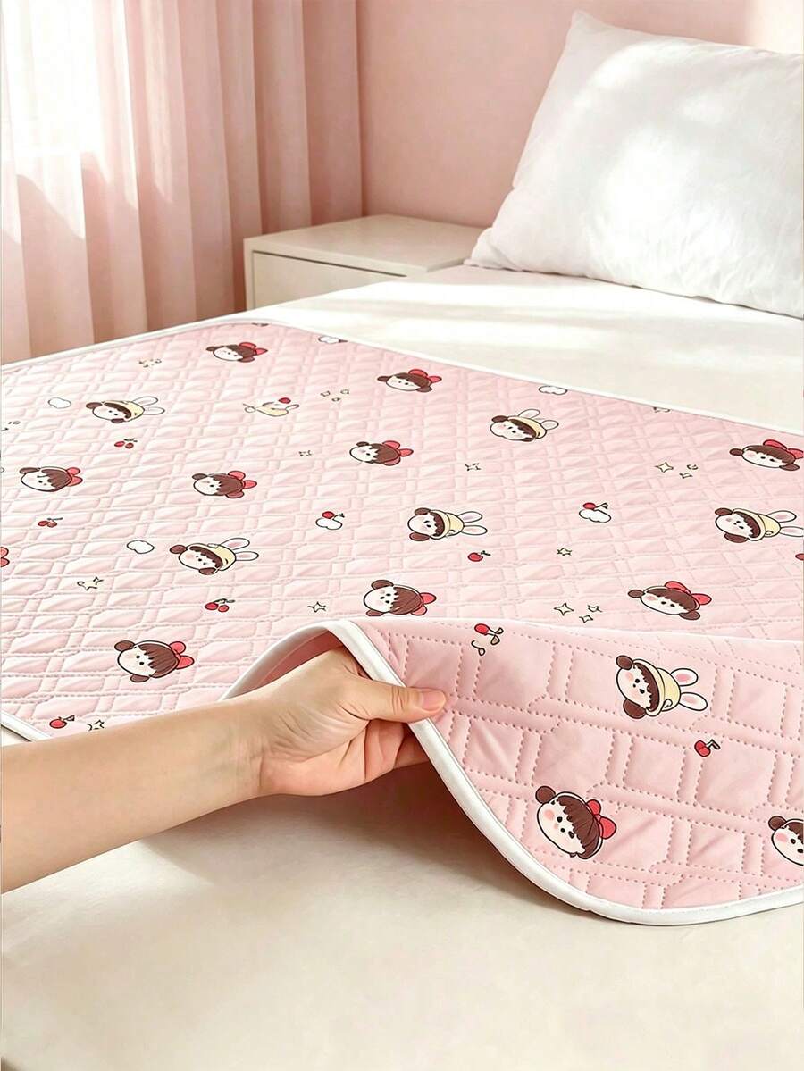 Reusable Leak-Proof Menstrual Pad, Waterproof Washable Mattress Pad, Mattress Protector, Suitable For Women To Use During Menstruation, Incontinence, Bedwetting, Adults And Elderly, Leak-Proof Mattress Protector - Multicolor - View 1