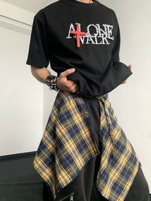 Plaid Waist Apron, Lightweight Layered Hip Coverage, Suitable For Yoga, Dance, Fitness, Workout, Pilates And Casual Sports Wear - Multicolor - View 6