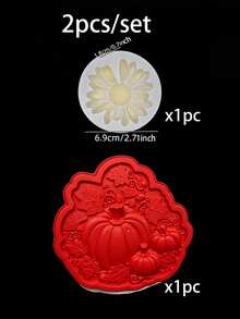 2pcs/Set Reusable Sunflower Stepping Stone Mold, Concrete Pathway Making Mold With Floral Design, Reusable Paving Stone Mold, Suitable For Garden Walkway, Lawn, Outdoor Decoration, Handmade Gardening Craft Tool - A - View 13