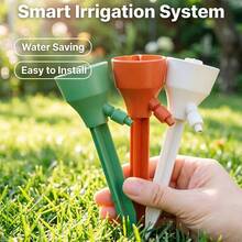 Garden Drip Irrigation Nozzle, Designed For Home Gardening, Balcony Potted Plants, Yard Greenery, Made Of Durable Plastic Material, Can Be Directly Inserted Into Soil To Connect Water Pipe Or Water Bottle - A - View 4