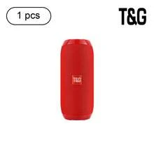 T&G117 無線喇叭，附通話功能，便攜式記憶卡槽音訊，運動低音重低音，防水桌面喇叭 - 查看 14