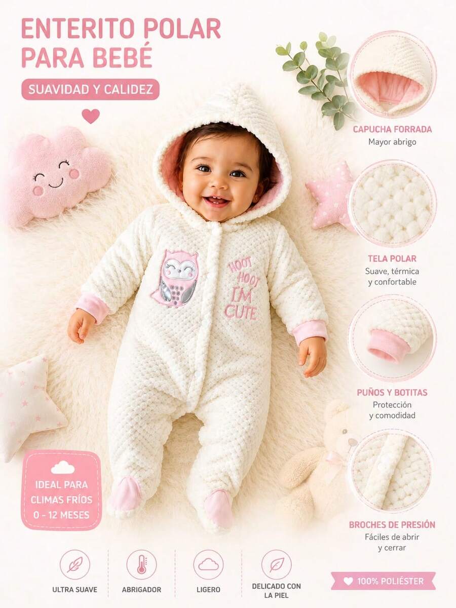 Baby Girls Jumpsuits - Champagne - View 1