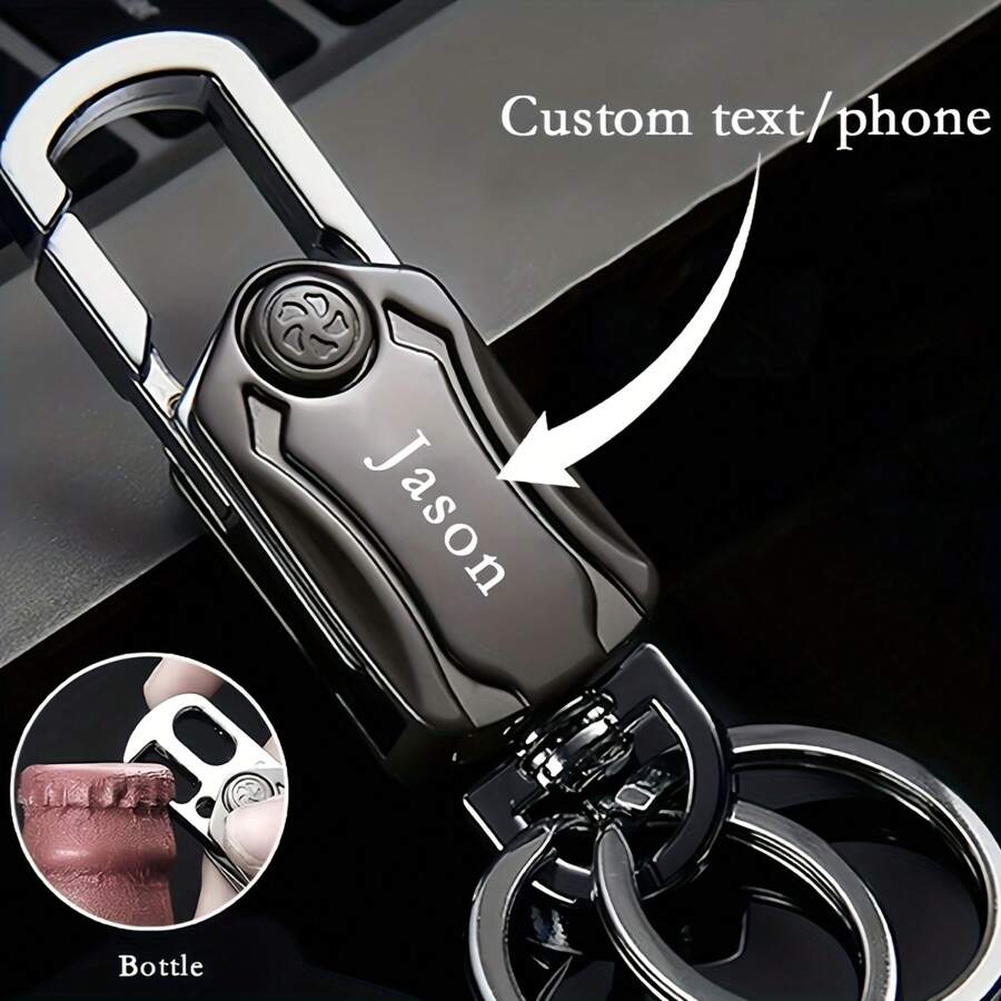 1 buah Gantungan Kunci Teks Kustom, Gantungan Kunci Foto Ukir Kustom, Gantungan Kunci Personalisasi, Gantungan Kunci Stainless Steel Kustom, Hadiah Hari Ibu, Hadiah Hari Ayah, Teman, Ulang Tahun Pernikahan, Ulang Tahun, Pernikahan, Wisuda, Pesta Rumah Baru, Hadiah Personalisasi untuk Pria, Gantungan Kunci Personalisasi/Kustomisasi