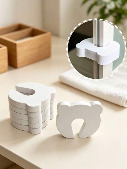 1/4pcs Washing Machine Ventilation Anti-Tilt Bracket, Cute Cat Washing Machine Door Stopper, Pet Door Gap Safety Door Stopper, Prevent Hand And Foot Pinching