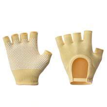 Yoga Gloves, Non-Slip Fingerless Pilates Gloves Breathable Workout Gloves, Suitable For Most Women And Men - A - View 14