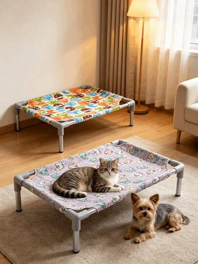 1 pieza Cama para mascotas, diseño cuadrado, elemento de búho, cama para mascotas, nido para mascotas, adecuado para mascotas pequeñas, uso diario en el hogar, dormitorio, patio, camping, paseo de mascotas, alfombra para perros, cama para cachorros, suministros para gatos, nido para gatos, alfombra para mascotas, alfombra para gatos, suministros para perros