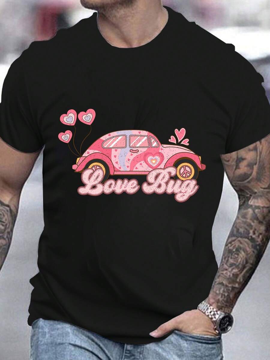 Men T-Shirts - Black - View 1