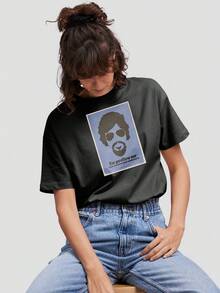 Camiseta Cantor Raul Seixas Brasileiro Mpb 100% Algodão Streetwear Unissex Plus Size Camisa Masculina Feminina Blusa Brasil - Preto - Visão 4