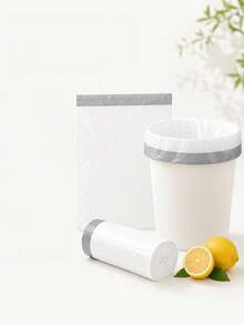 75PCS/15pcs/1pc 4 Gallon Small Drawstring Trash Bags, Disposable Garbage Bags, Trash Can Liners, Back To School Dorm Waste Bags For Bathroom, Kitchen, Bedroom, Office, Apartment, Travel, Small Bins And Daily Home Cleanup - A - View 10