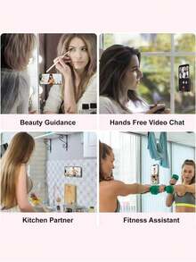 Silicone Suction Cup Holder 2pcs Silicone Suction Cup Phone Holder Non-Slip Suction Cup Hands-Free Phone Accessory Stand Suitable For Selfie And Video Silicone Adhesive Stand Fits For Smartphones Spring Easter Gift - Multicolor - View 6