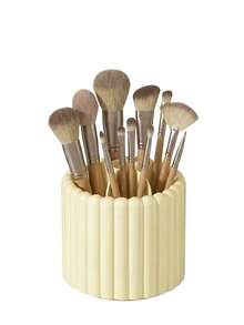 1pc Rotating Makeup Brush Holder, Fashionable Minimalist With Transparent Lid Pen Holder, Cosmetic Storage Tube, Rotating Skincare Storage Box For Vanity, Cosmetic Storage Box, Vanity Storage Box - View 15