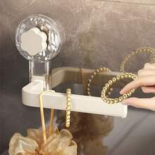 Toilet Paper Holder, Suction Cup Wall-Mounted Toilet Paper Rack - Self-Adhesive, No Drilling Required, Suitable For Kitchen And Bathroom, Plastic Material - Multi-Purpose Paper Towel And Towel Storage Rack - Multicolor - View 6