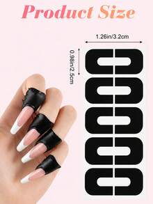 Nail Tape/Latex Nail Polish Barrier Peel Off/U-Shaped Nail Protection Sticker & Rotary Pen Set, Odorless Latex Protective Agent Effectively Prevents Staining And Bleeding, Suitable For Painting, Printing And Nail Art Design Multiple Scenarios, Flexible Soft Tool Fits Nail Surface Without Damaging Natural Nails, Professional Grade Nail Art Accessory Also Beginner Friendly Equipment - Multicolor - View 11