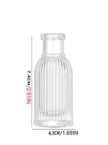 50ml Empty Home Fragrance Diffuser Bottle, Also Used For Vase Decoration, Diffuser Jar, Fragrance Accessories, For DIY Replacement Set, Party Gift (Single Bottle Without Cap) - Transparent - View 7