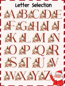Custom Monogram Christmas Ornament, Personalized Name & Initial Tree Hanging Decor, Festive Snowman Holiday Accent, Customized 2026 Christmas Keepsake, Customizable Christmas Tree Decoration, Gift For Family And Friends, Room Decor, Christmas Gift - Style B - View 2
