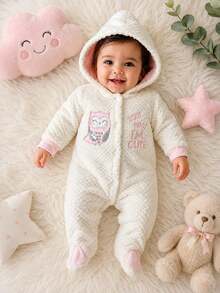 Baby Girls Jumpsuits - Champagne - View 2