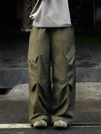 Casual Cargo Pants Outdoor Bottoms Pockets Women's Long Pants Daily Sports And Fitness Spring Summer Autumn Winter